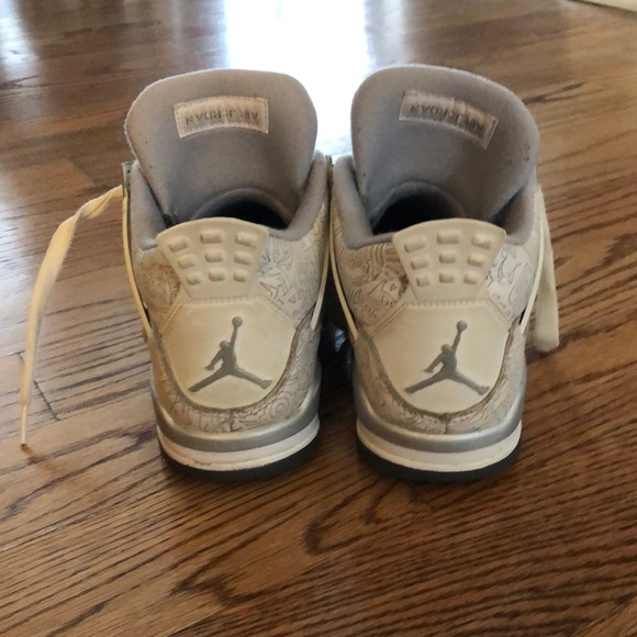 Jordan 4 laser worn size 8.5 - Picture 3 of 6